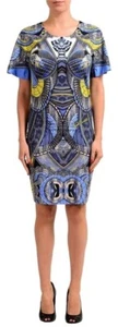 Just Cavalli 239751 Womens Stretch Bodycon Casual Dress Multicolor Size 42 - Picture 1 of 4