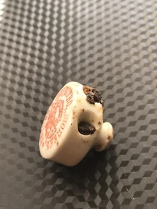 ANTIQUE Rare CHOPIN "VILNA" Porcelain Beer Stopper 1800-1880s Tsar's Rare Cork - Picture 1 of 19
