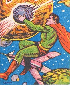 Vintage Super Man Transfers - Temporary Tattoos - Picture 1 of 7