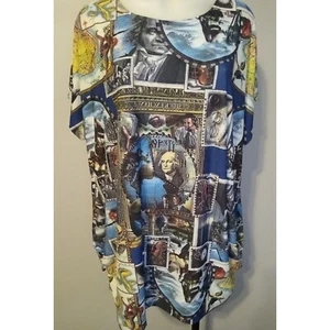 Portman Fashion XXL Stoned History Travel NEW Womens Blouse Shirt - Picture 1 of 7