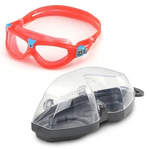 Swimming Snorkel Goggles CORAL Aqua Sphere SEAL KID Clear Lens PINK Mask 175320 - Picture 1 of 8
