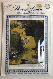 Nuevo 1995 Stevens Calendario Lino Toalla Vida Silvestre Naturaleza 28 Cumpleaños Aniversario. Regalo - Imagen 1 de 16