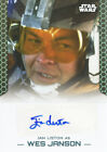Star Wars Perspectives UK Edition RARE Auto Card Ian Liston as Wes Janson