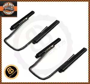 Pair Universal Bucket Seat Runners Sliders Subframe DUAL LOCK x2 - Picture 1 of 3