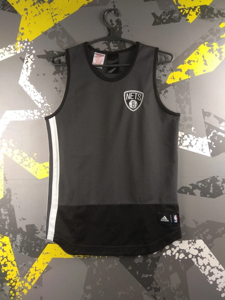 Brooklyn Nets Training Jersey NBA Basketball Shirt Adidas Young Size L 13-14YRS - Image 1 of 4