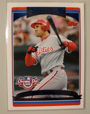 2006 Topps Opening Day Philadelphia Phillies Baseball Card #117 Pat Burrell