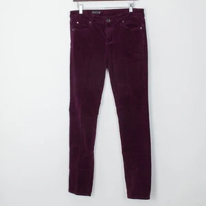 Kut From The Kloth Dianna Skinny Maroon Purple Corduroy Pants Womens Size 10 - Picture 1 of 7