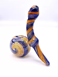 Pipa de vidrio para fumar tabaco de 6 pulgadas pipas de vidrio grueso - Imagen 1 de 2