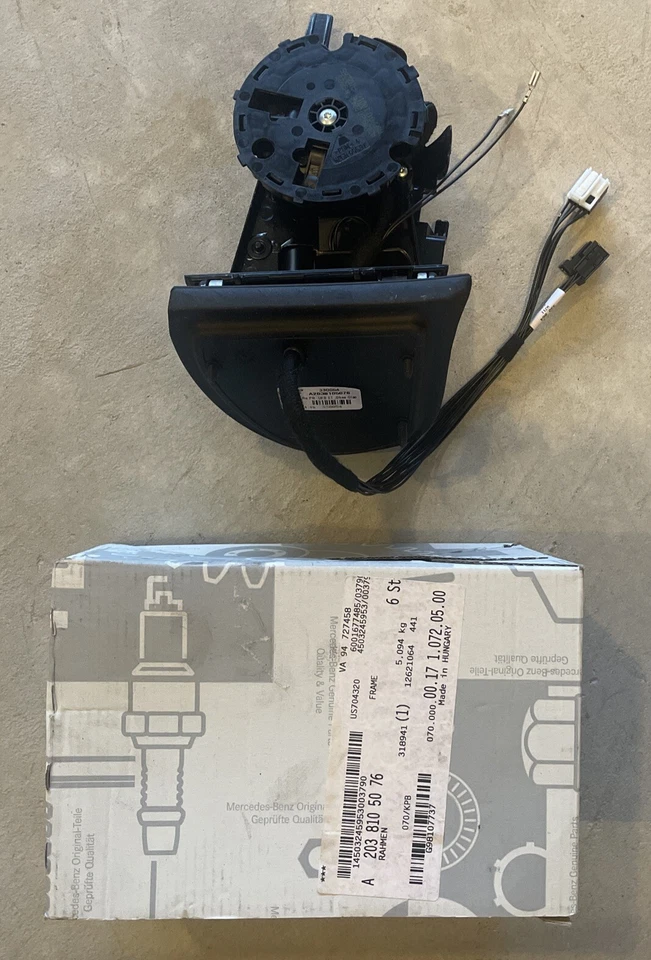 Conjunto Espejo Derecho Original Mercedes Benz E320 E350 E500 E55AMG 2038105076 NUEVO Foto 1 de 4