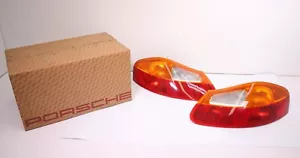 Porsche 986 Boxster (1997-2002) OEM Left & Right Set of Tail Lights Amber (NOS) - Picture 1 of 11