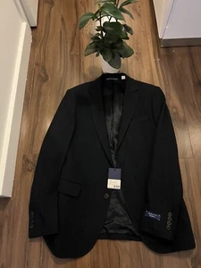 Blazer ojo de pájaro para hombre azul marino talla 48 - Imagen 1 de 5