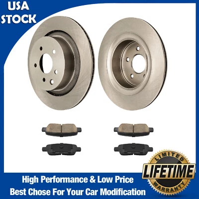 Rear Brake Rotors Pads for INFINITI G35 2007-2008 INFINITI G37 2008-2012 2013 - Image 1 of 4
