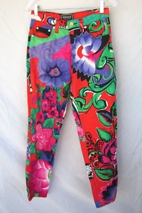 Gianni Versace Jeans Couture Vintage 90er Baumwolle Hose Medusa Nieten! Italien 46 29 x 29 - Bild 1 von 13