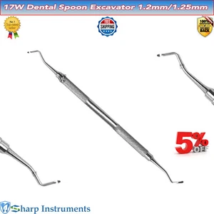 DENTAL RESTORATIVE EXCAVATOR 17W, PRO ENDO SPOON DOUBLE ENDED INSTRUMENTS NEW - Picture 1 of 1