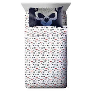 War Zone Wear Call Of Duty Kids 4Pc Full Sheet Set White Blizzard Microfiber - Foto 1 di 3
