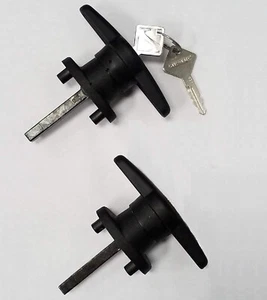 Era Truck Upfitters' Double T-Handle Set for ARE Pickups Camper Shell Doors - Picture 1 of 2