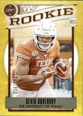 2020 Panini Legacy - Rookies Devin Duvernay #192 (RC) Yellow /150 - Image 1 of 2