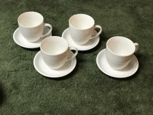 8 PC SET CAPPUCCINO OR ESPRESSO SET OF 4 CUPS & 4 SAUCERS DELCO ATLANTIC CHINA - Picture 1 of 1