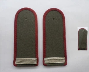 DDR STASI Staatssicherheit Schulterstücke für Uniform Gefreiter ( Metallbalken) - Bild 1 von 2