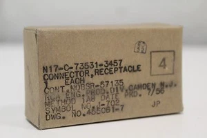 Connettore presa J-702 455061-773531-3457 rca n17-c-73531-3457 vintage nuovo - Foto 1 di 11