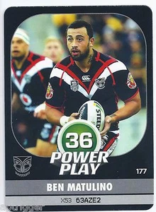 2015 NRL Power Play Base Card (177) Ben MATULINO Warriors - Picture 1 of 1