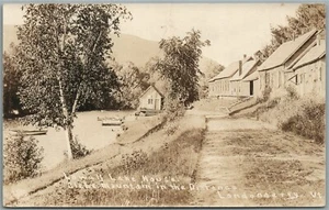 LONDONDERRY VT LOWELL LAKE HOUSE ANTIQUE REAL PHOTO POSTCARD RPPC - Picture 1 of 2
