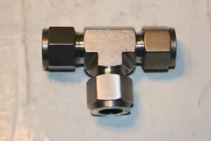1/2" OD Tube 316ss Tee Compression Fitting Brennan 764LSS1/2 - Picture 1 of 2