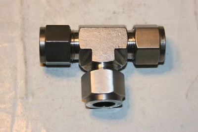 1/2" OD Tube 316ss Tee Compression Fitting Brennan 764LSS1/2 - Image 1 of 2