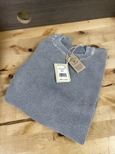Faherty Women’s Sunwashed Crewneck Sweater Tradewinds Size L New - Picture 1 of 4