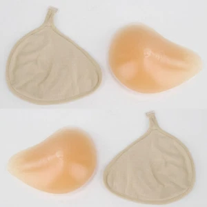 Silicone Breast Form Mastectomy Prosthesis Fake Boob with Cotton Bag Left/Right - Picture 1 of 18