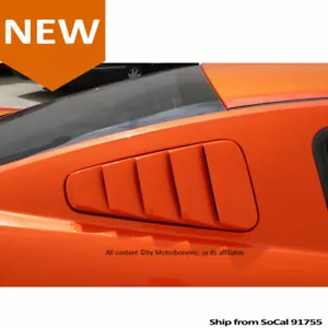 05-09 Ford Mustang Air Side Vent Window Louver Painted TL SATIN SILVER MET - Foto 1 di 1