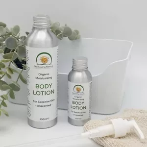 Natural Organic Body Lotion. Fragrance Free Moisturiser for Sensitive Skin - Picture 1 of 7