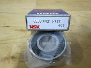 6203VV NSK Cuscinetto a sfera scanalato profondo 17x40x12 mm - Foto 1 di 1
