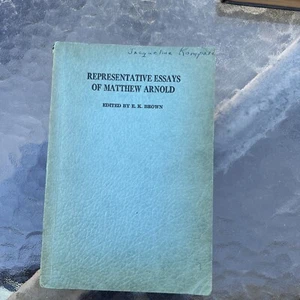 Vintage by Matthew Arnold Representative Essays - Imagen 1 de 7