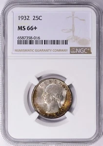 1932 Washington Quarter NGC MS66+ - Picture 1 of 3