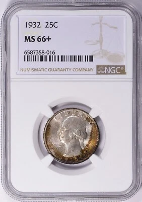 1932 Washington Quarter NGC MS66+ - Image 1 of 3