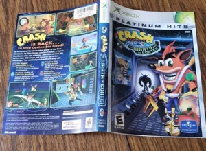 Crash Bandicoot The Wrath of Cortex Microsoft XBOX Insert Cover Art Only - Picture 1 of 1