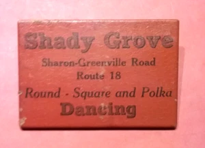 (Pgasteelers1)Advertising Mirror Sharon-Greenville, PA. Shady Grove Dancing 🌠 - Picture 1 of 3