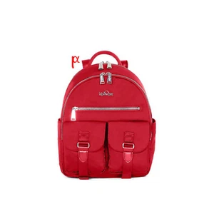 Mochila pequeña Kipling Amory de poliéster rojo granate confitado - Imagen 1 de 5
