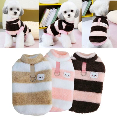 Pet Vest Dogs Autumn Pet Comfortable Fleece Winter Jacket Supplies Vest Puppy ⊙ - Image 1 of 4