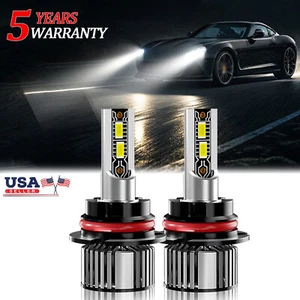 For Pontiac Grand Prix 1997-2003 2x 9007 LED Headlight High/Low Beam Bulbs HB5 - Bild 1 von 11