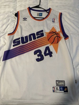 Домашняя футболка Adidas Phoenix Suns Charles Barkley б/у ОТЛИЧНОЕ СОСТОЯНИЕ ТОВАРА РАЗМЕР XL - Изображение 1 из 3