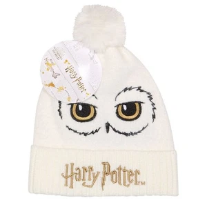 Official Harry Potter Hedwig Beanie Cozy Owl Knit Winter Gift Hat for True Fans - Picture 1 of 5