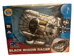 Kids Stuff Radio Control Black Widow Spider Racer Double Action Spin 360° Age 6+ - Picture 1 of 5