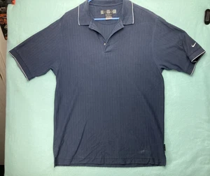 nike golf dri fit polo shirt men's m blue - Picture 1 of 9