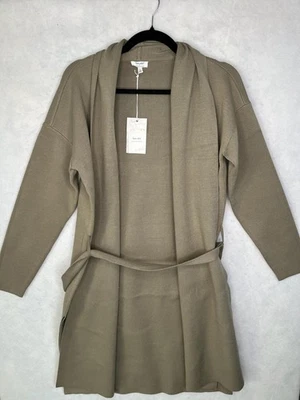 Cárdigan Splendid X Cella Jane para mujer pequeño topo cinturón abrigo RSS5730 Foto 1 de 4