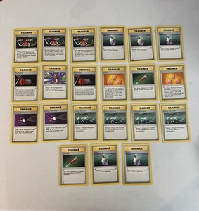 Pokemon TCG 1999 Trainer Lot of 21 (SHADOWLESS) Uncommon, Common + Rares / LP/MP - Picture 1 of 14