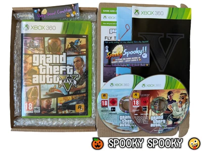 Grand Theft Auto V XBOX 360 - UK PAL VGC CIB with Map - High Quality Packing - Image 1 of 4