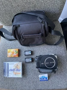 Sony Handycam DCR-DVD106E Handheld DVD Camcorder Silver - Picture 1 of 5