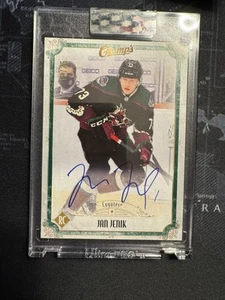 JAN JENIK 2020-21 UPPER DECK UD CLEAR CUT CHAMP’S AUTOGRAPH AUTO - Picture 1 of 2